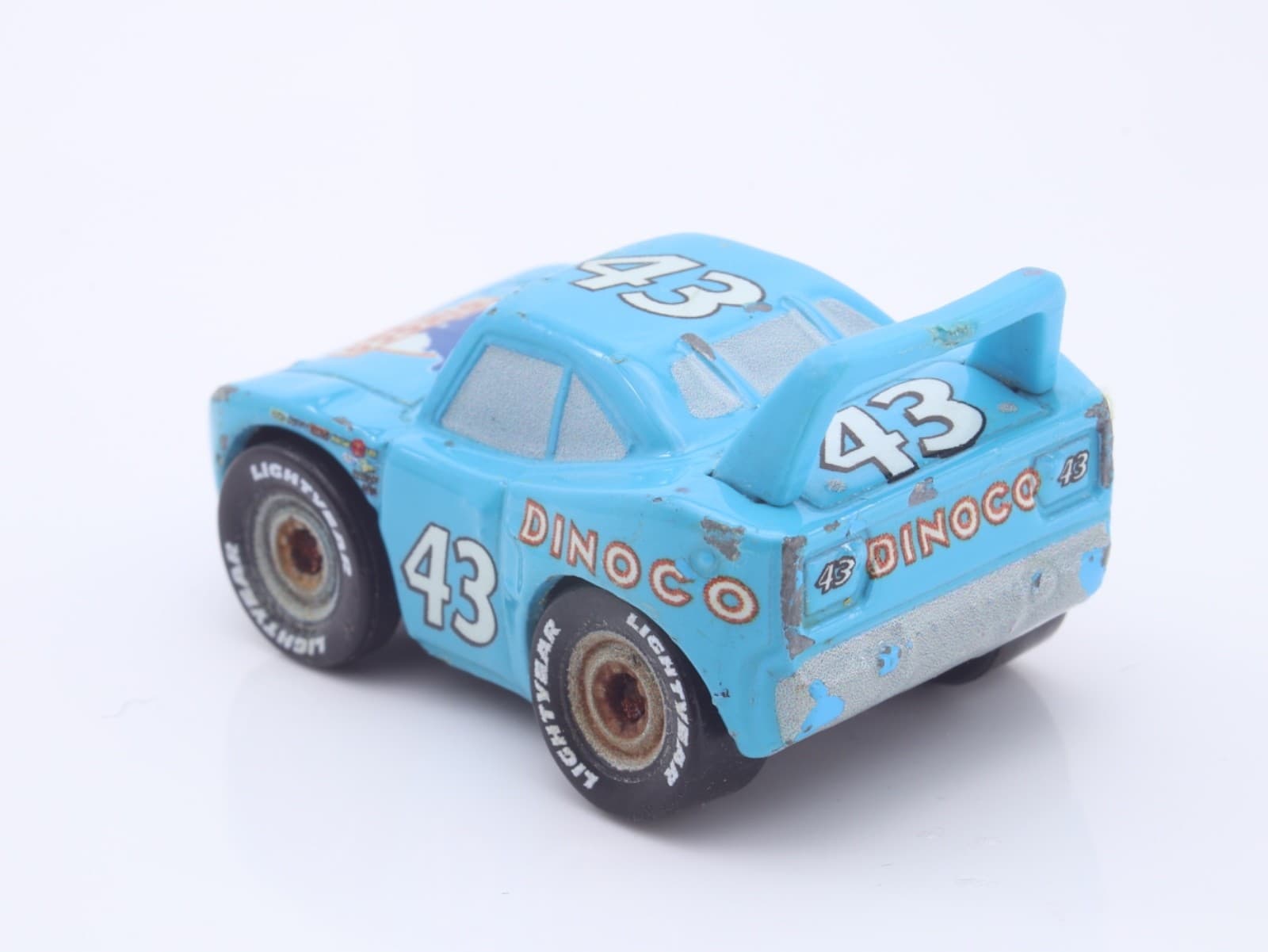 Disney Pixar Cars ~ Mini Racers ~ STRIP "THE KING" WEATHERS ~ 1/55 Blue Diecast - Thumbnail 5