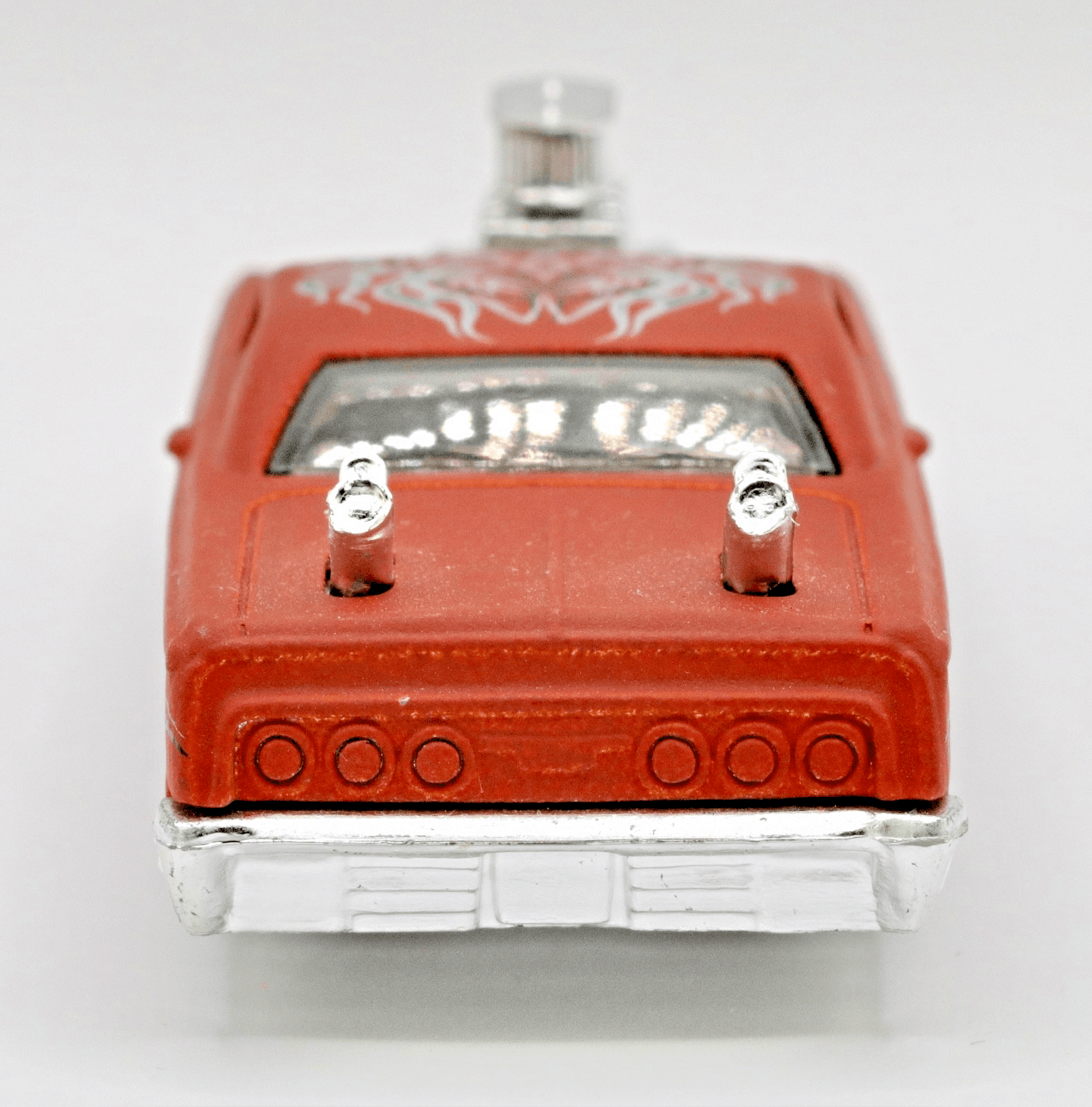 Hot Wheels ~ 1964 CHEVY IMPALA "Tooned" ~ Brown Flames Diecast 1:64 Car - Thumbnail 4