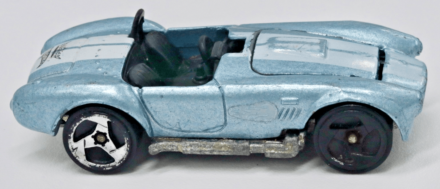 Hot Wheels ~ 1982 SHELBY COBRA 427 S/C ~ Light Blue Metallic 1/64
