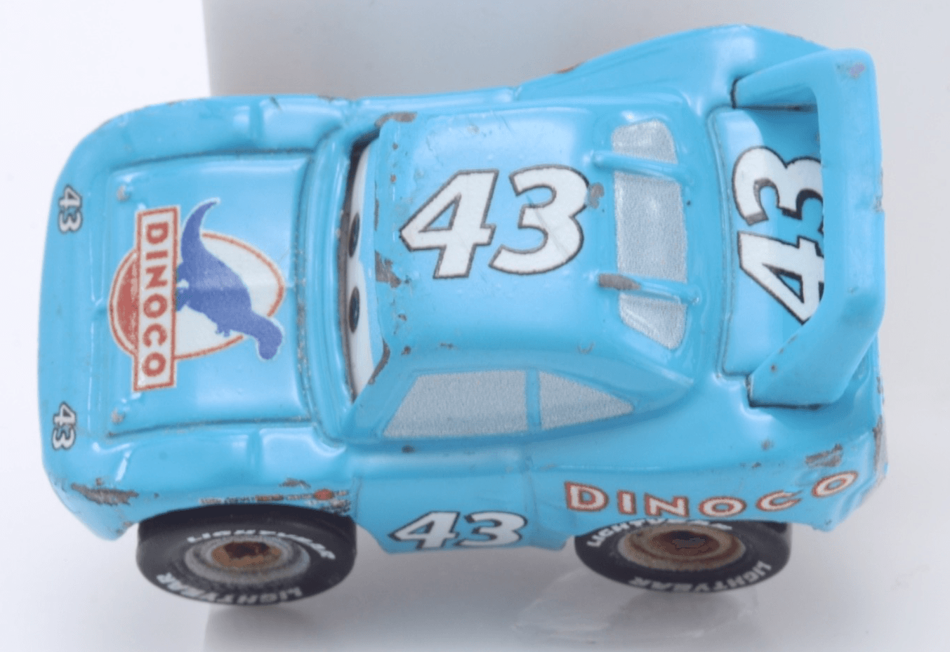 Disney Pixar Cars ~ Mini Racers ~ STRIP "THE KING" WEATHERS ~ 1/55 Blue Diecast - Thumbnail 9