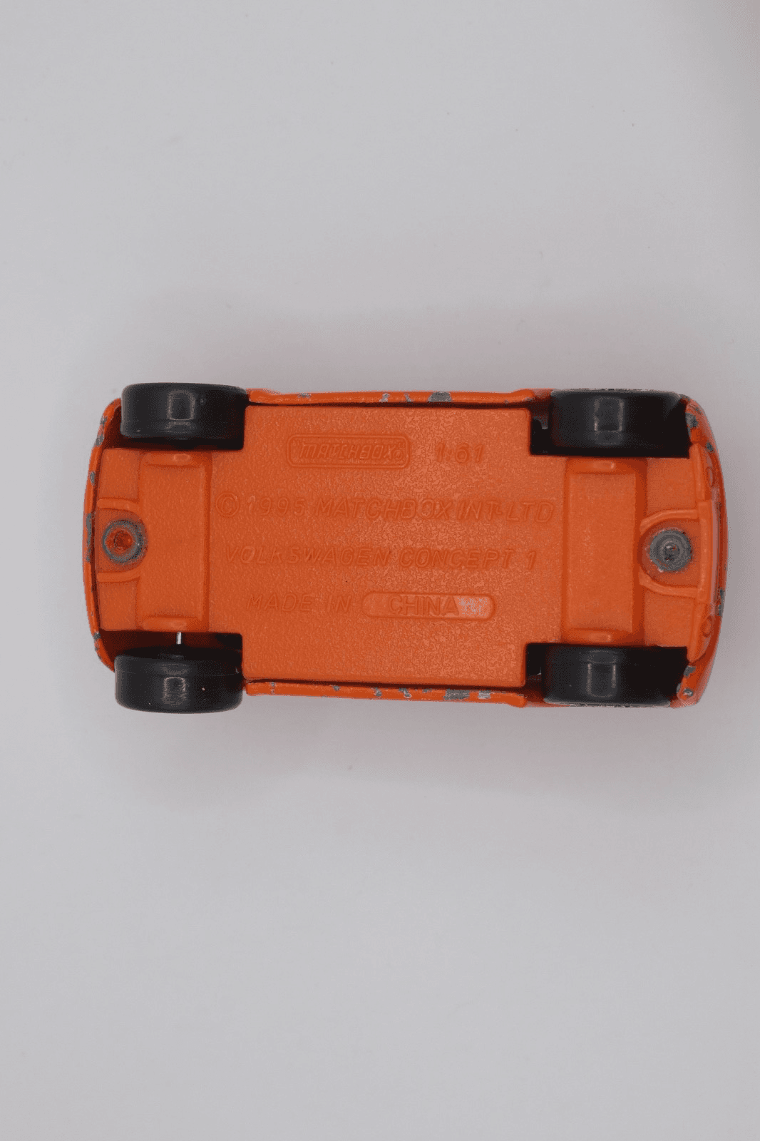 1998 Matchbox ~ VW Concept 1 Beetle ~ "Cool Concepts Series 3" ~ Orange 1:64 - Thumbnail 5