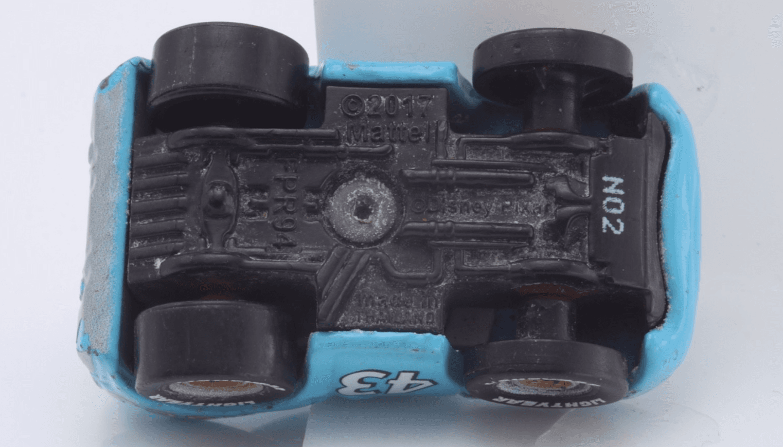 Disney Pixar Cars ~ Mini Racers ~ STRIP "THE KING" WEATHERS ~ 1/55 Blue Diecast - Thumbnail 10