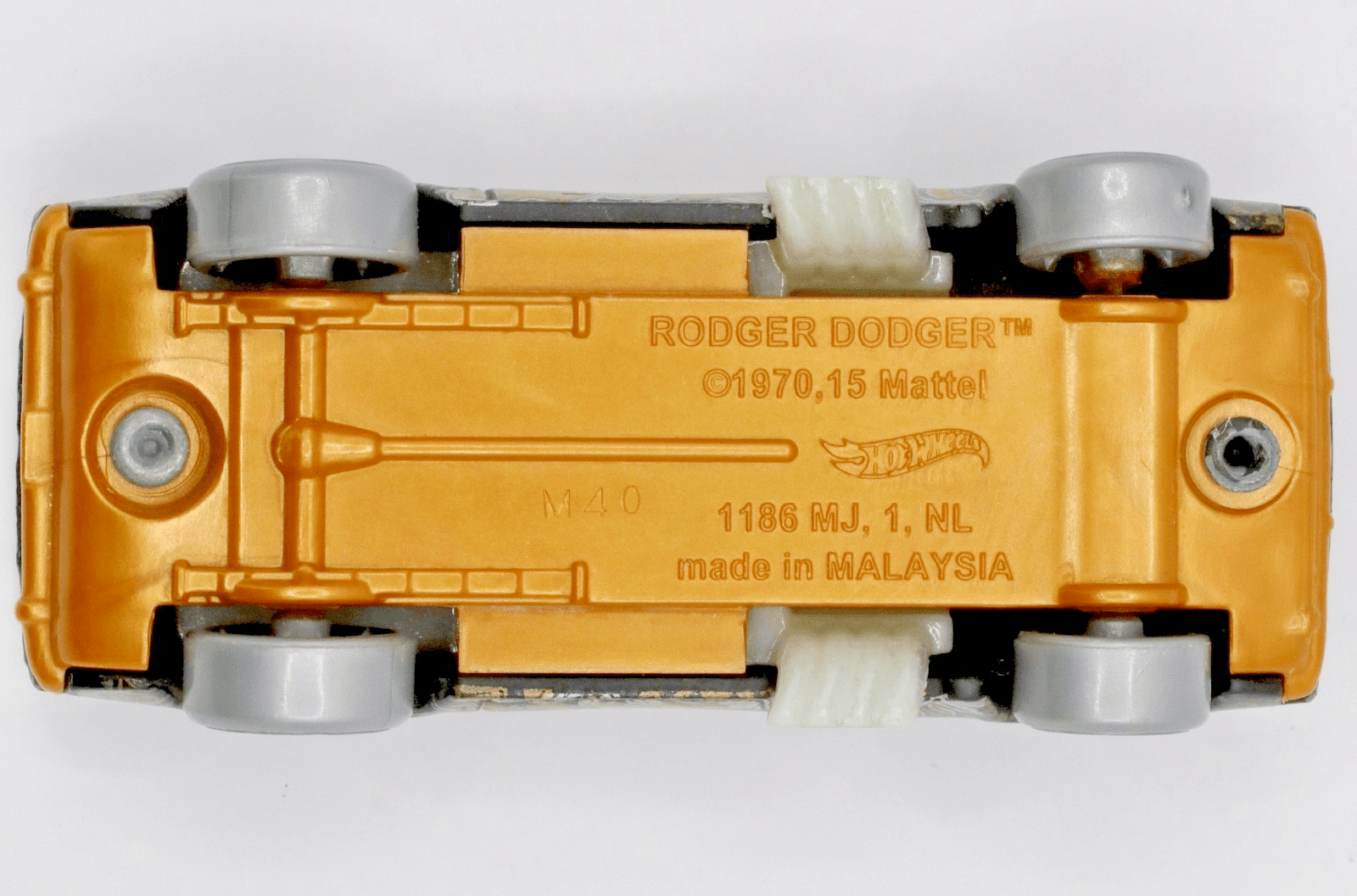 2020 Hot Wheels Art Cars ~ 1970 RODGER DODGER ~ Steampunk Black Gold Diecast - Thumbnail 6
