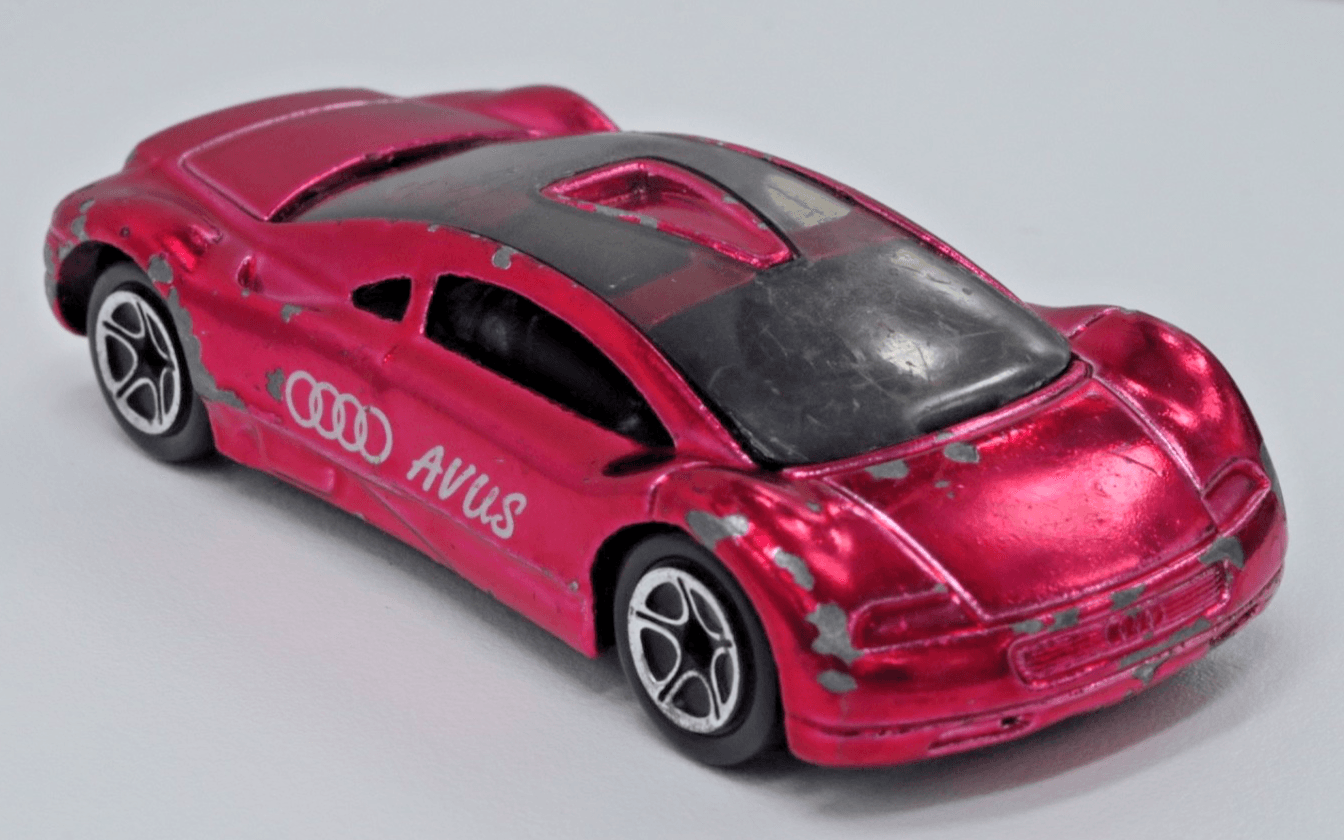 Matchbox ~ 1995 AUDI AVUS QUATTRO ~ Red Diecast 1/64