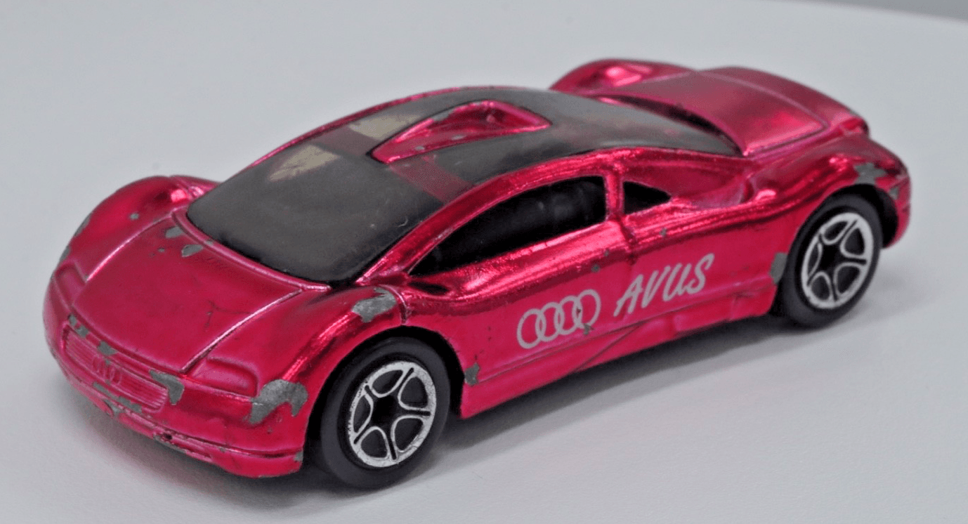 Matchbox ~ 1995 AUDI AVUS QUATTRO ~ Red Diecast 1/64 - Thumbnail 2