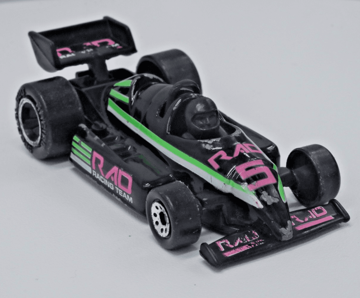 Matchbox ~ 1984 F1 INDY RACER ~ RAD Racing Team #5 ~ Black Diecast