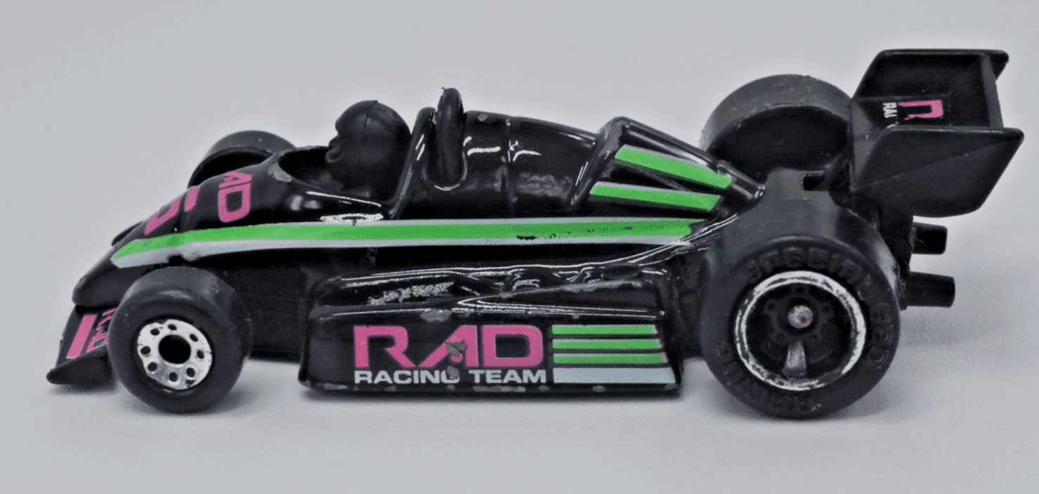 Matchbox ~ 1984 F1 INDY RACER ~ RAD Racing Team #5 ~ Black Diecast - Thumbnail 4