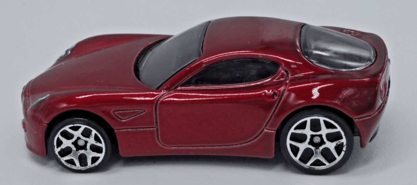 Hot Wheels ~ 2022 ALFA ROMEO 8C COMPETIZIONE ~ Red 1:64 Diecast Loose Car - Thumbnail 4
