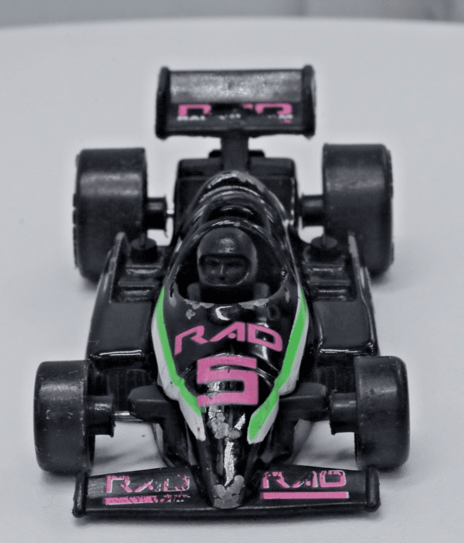 Matchbox ~ 1984 F1 INDY RACER ~ RAD Racing Team #5 ~ Black Diecast - Thumbnail 6