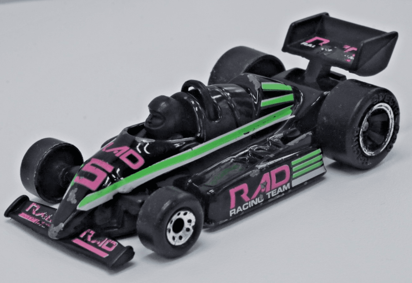 Matchbox ~ 1984 F1 INDY RACER ~ RAD Racing Team #5 ~ Black Diecast - Thumbnail 2