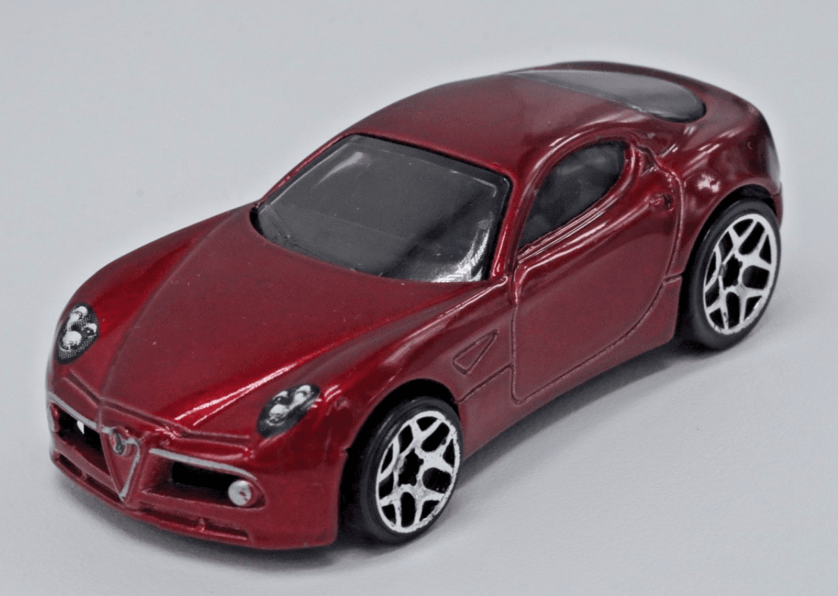 Hot Wheels ~ 2022 ALFA ROMEO 8C COMPETIZIONE ~ Red 1:64 Diecast Loose Car - Thumbnail 2