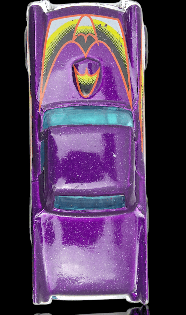 Hot Wheels ~ 1957 FORD THUNDERBIRD ~ Purple Flames ~ 1:64 Diecast Toy Car - Thumbnail 5