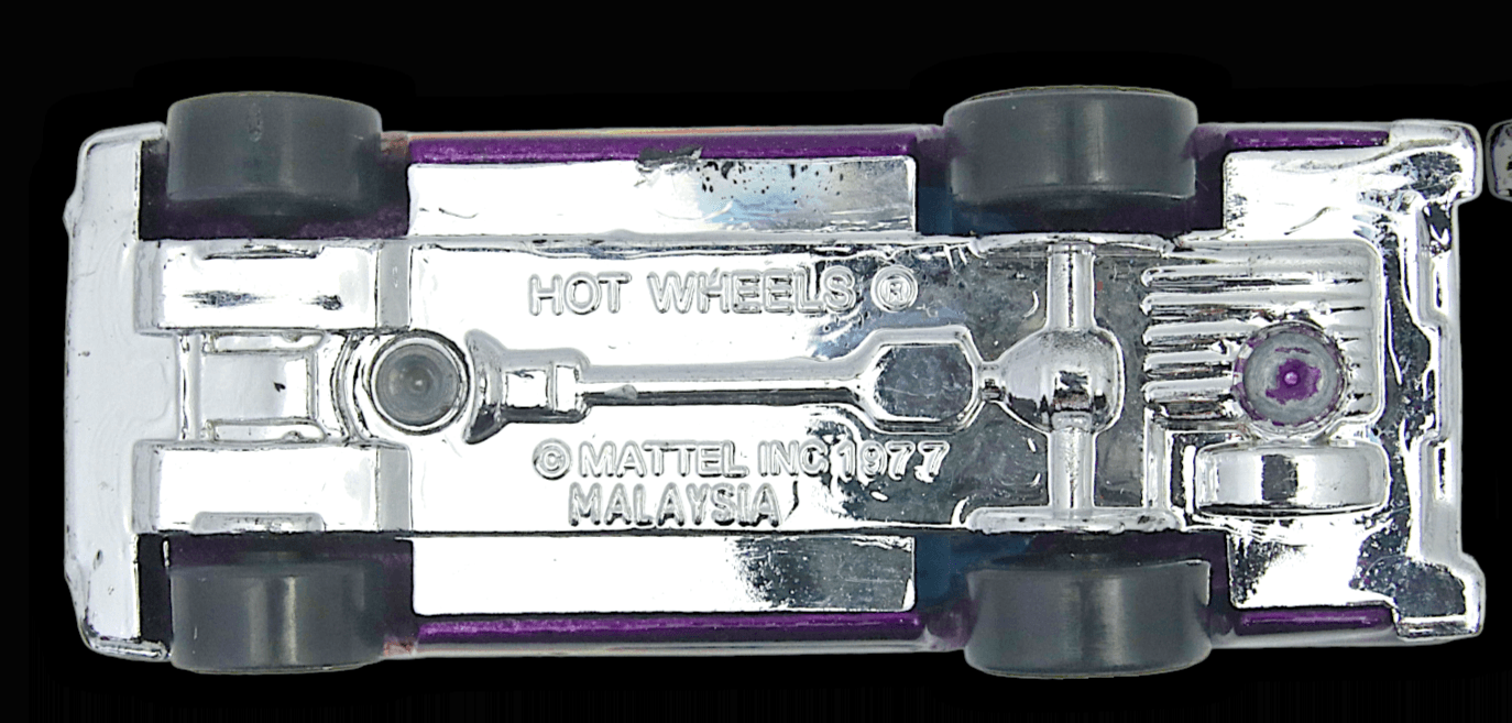 Hot Wheels ~ 1957 FORD THUNDERBIRD ~ Purple Flames ~ 1:64 Diecast Toy Car - Thumbnail 6