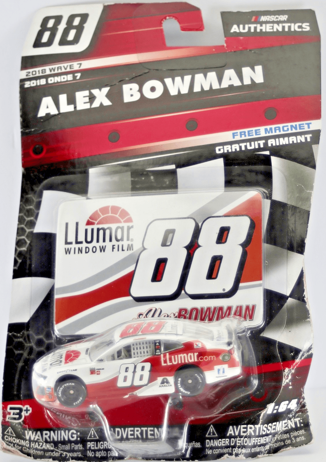 Alex Bowman #88 ~ Llumar Window Film ~ 2018 Wave 7 ~ CHEVROLET CAMARO ~ 1:64