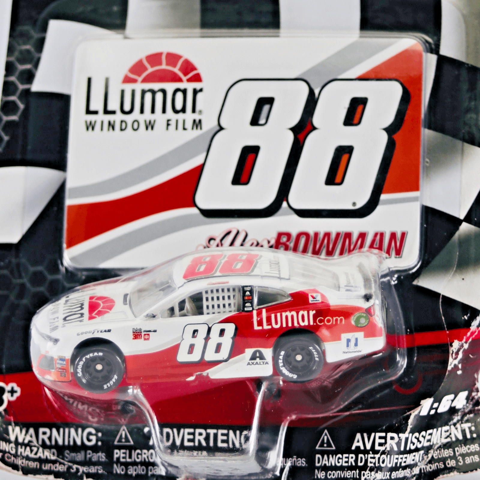 Alex Bowman #88 ~ Llumar Window Film ~ 2018 Wave 7 ~ CHEVROLET CAMARO ~ 1:64 - Thumbnail 3