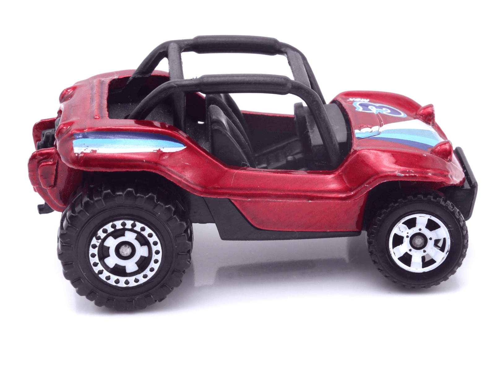 2103 Matchbox Explorers ~ 1965 BAJA BANDIT ~ Red Dune Buggy 1:64 - Thumbnail 3