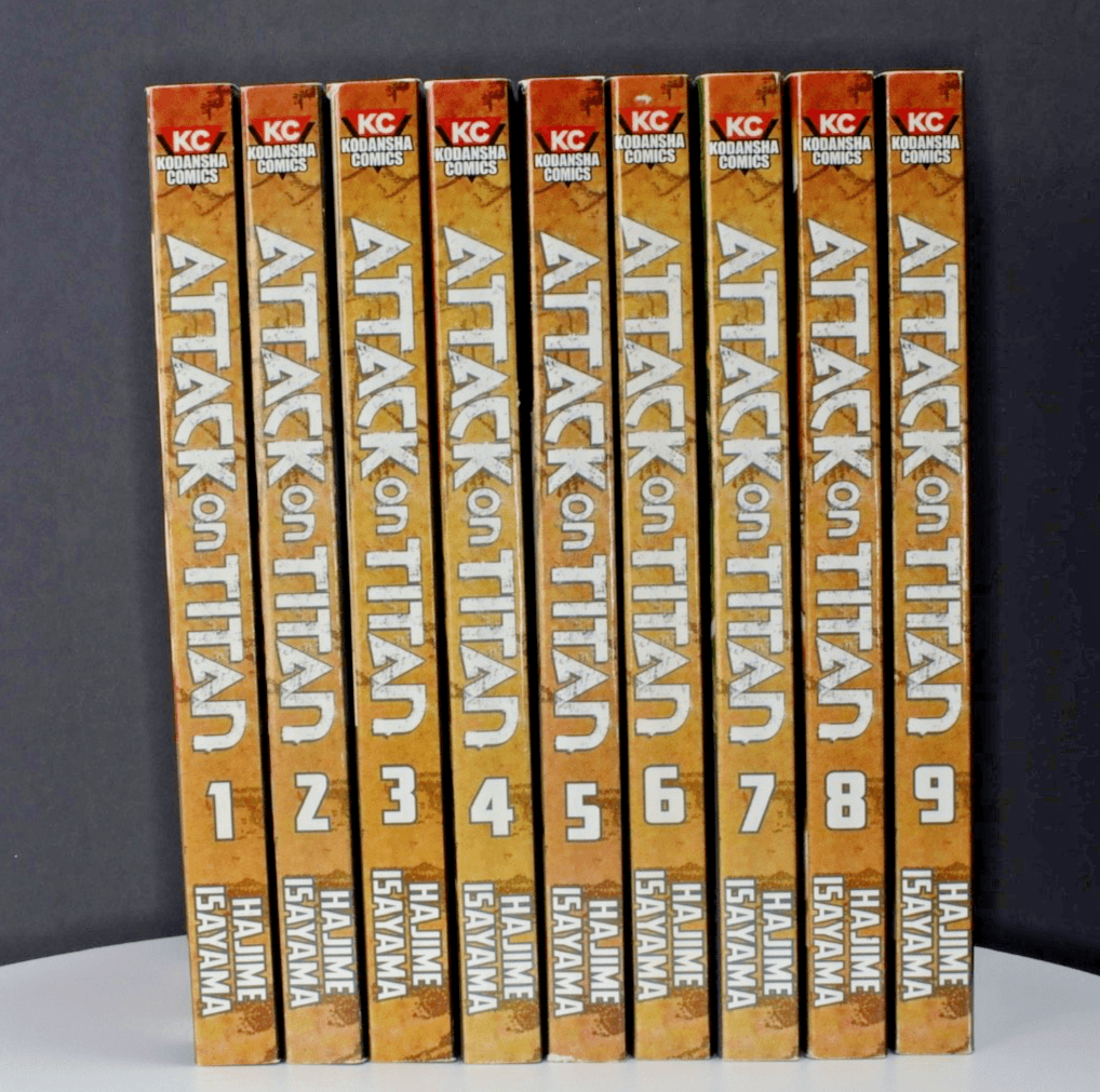 ATTACK ON TITAN (1-9 Eng Set) ~ Manga ~ Isayama Kodansha