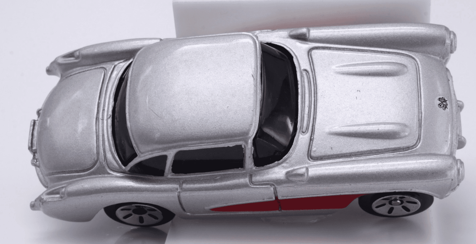 Maisto ~ 1957 CHEVROLET CORVETTE ~ Silver / Red 1:64 Diecast - Thumbnail 9
