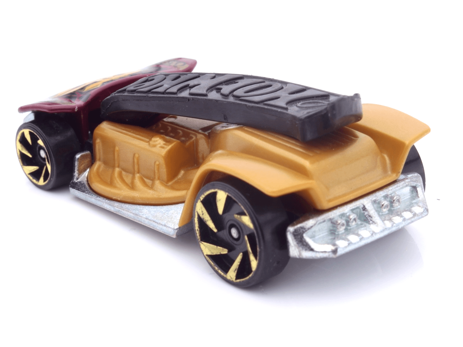 2019 Hot Wheels ~ CLIP ROD ~ GHB51 ~ Gold Black Burgandy Loose Toy Car - Thumbnail 5