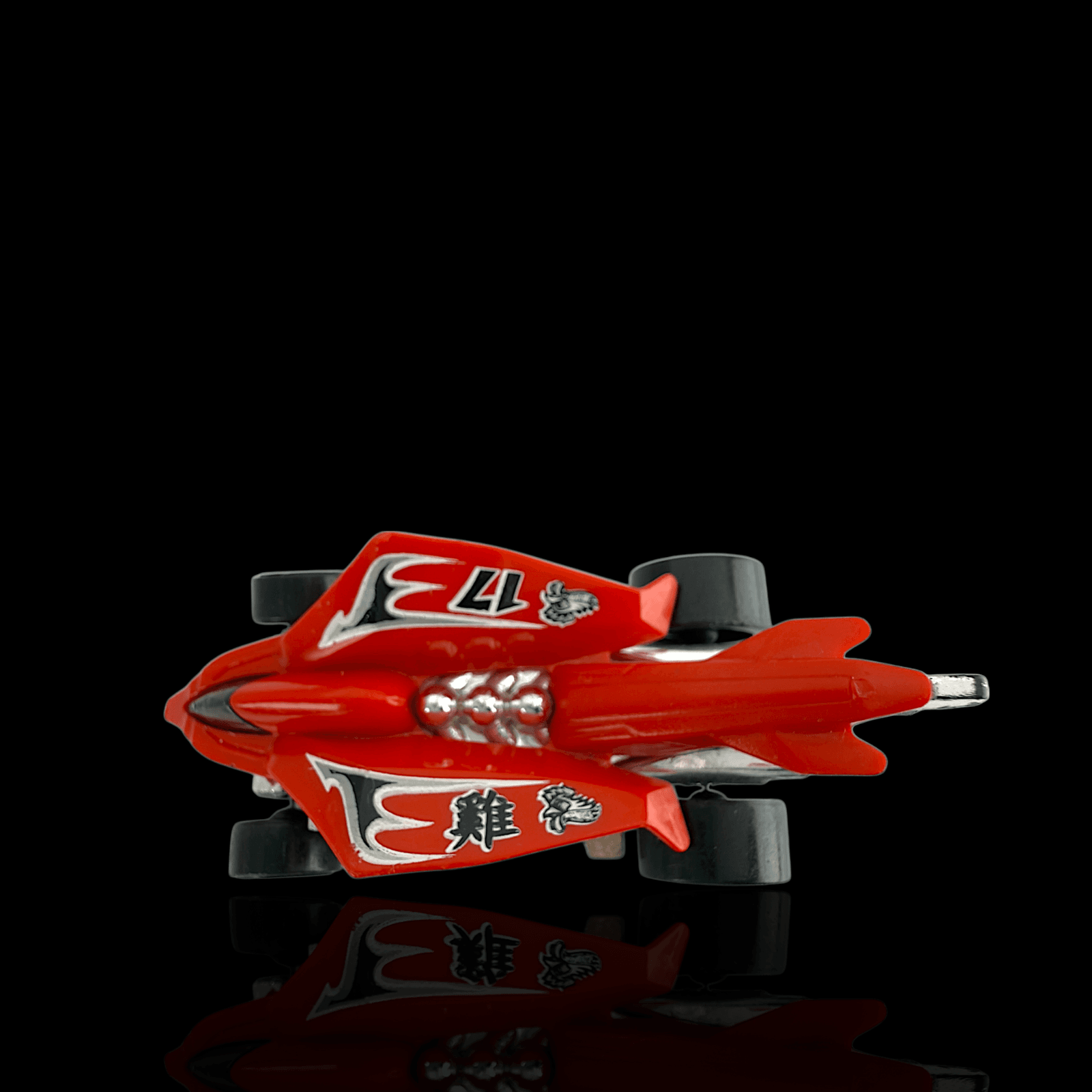 Hot Wheels 2017 Street Beasts Turbo Rooster Red 89/365 1/10 Diecast Car - Thumbnail 3