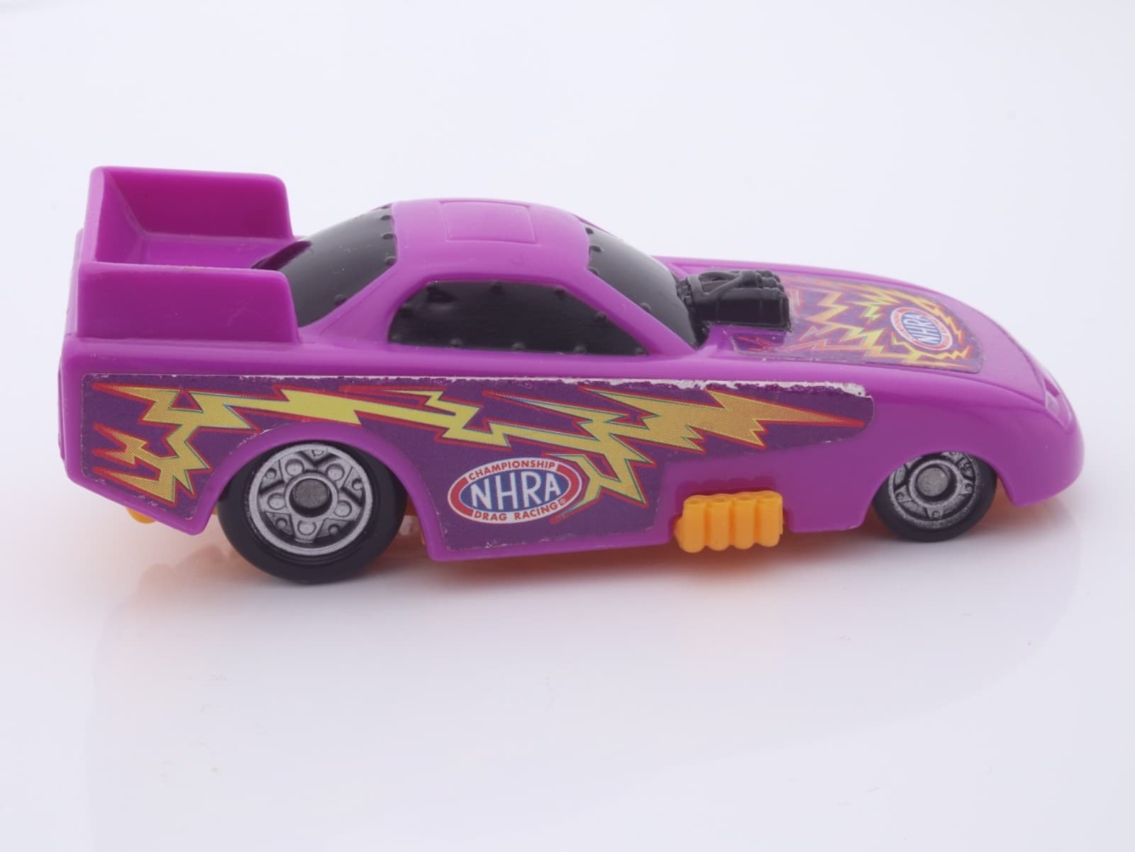 Unbranded ~ 2002 NHRA Drag Racing ~ FUNNY CAR DRAGSTER ~ Plastic Purple 5/5 VHTF - Thumbnail 3