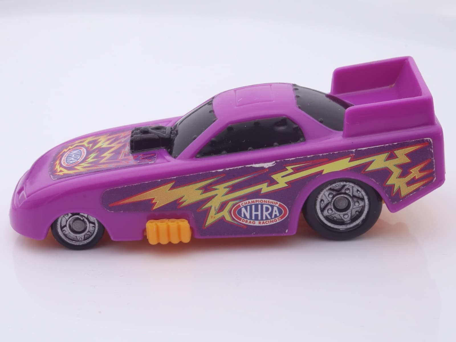 Unbranded ~ 2002 NHRA Drag Racing ~ FUNNY CAR DRAGSTER ~ Plastic Purple 5/5 VHTF - Thumbnail 4