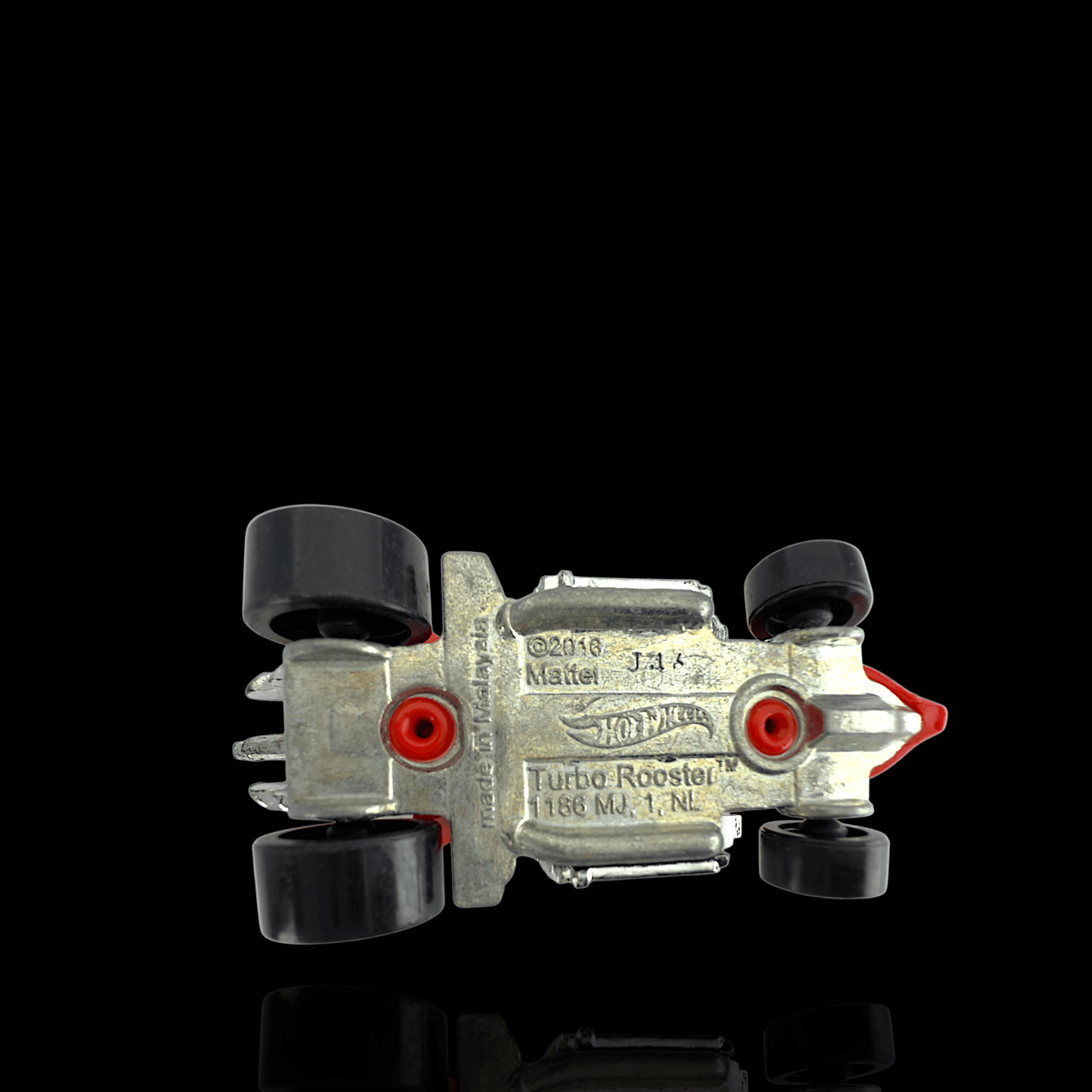 Hot Wheels 2017 Street Beasts Turbo Rooster Red 89/365 1/10 Diecast Car - Thumbnail 6