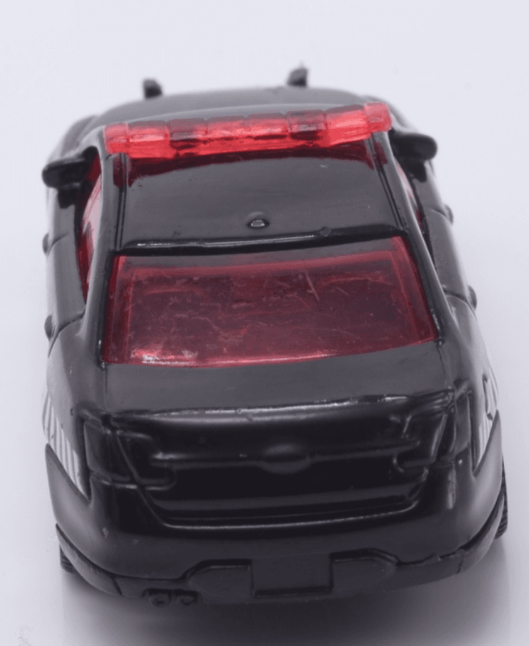 2012 Matchbox ~ FORD POLICE INTERCEPTOR ~ Black from POLICE 5~Pack LOOSE - Thumbnail 8
