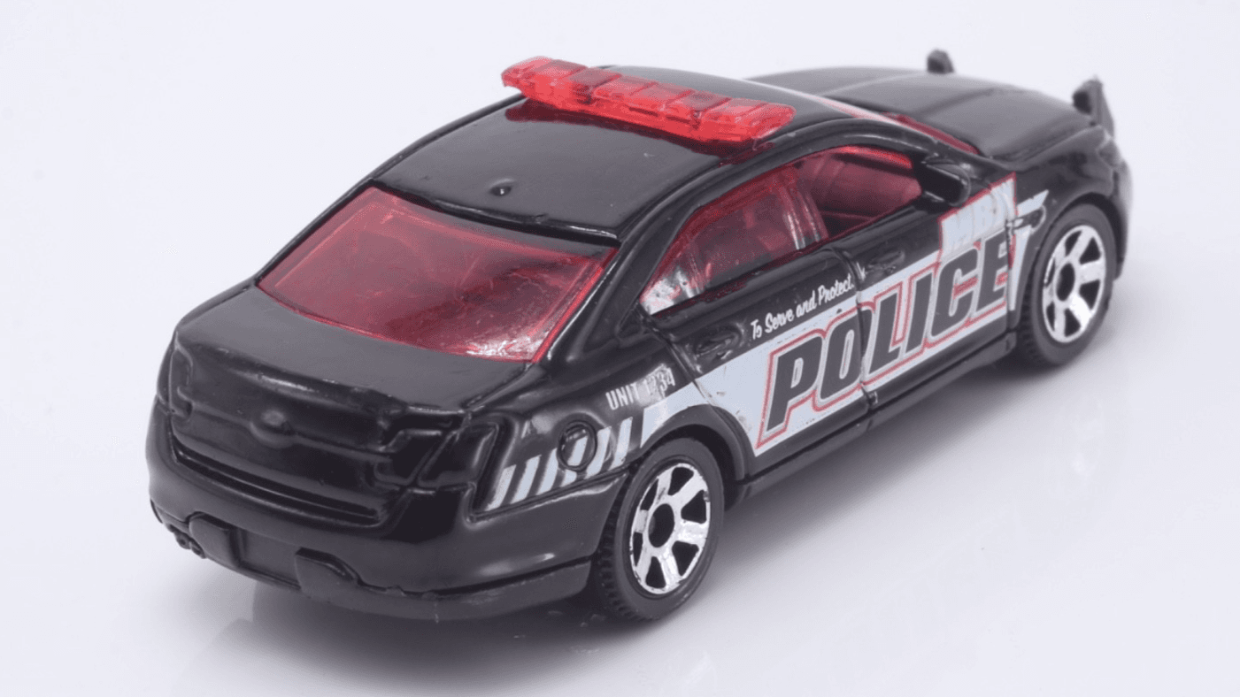 2012 Matchbox ~ FORD POLICE INTERCEPTOR ~ Black from POLICE 5~Pack LOOSE - Thumbnail 5