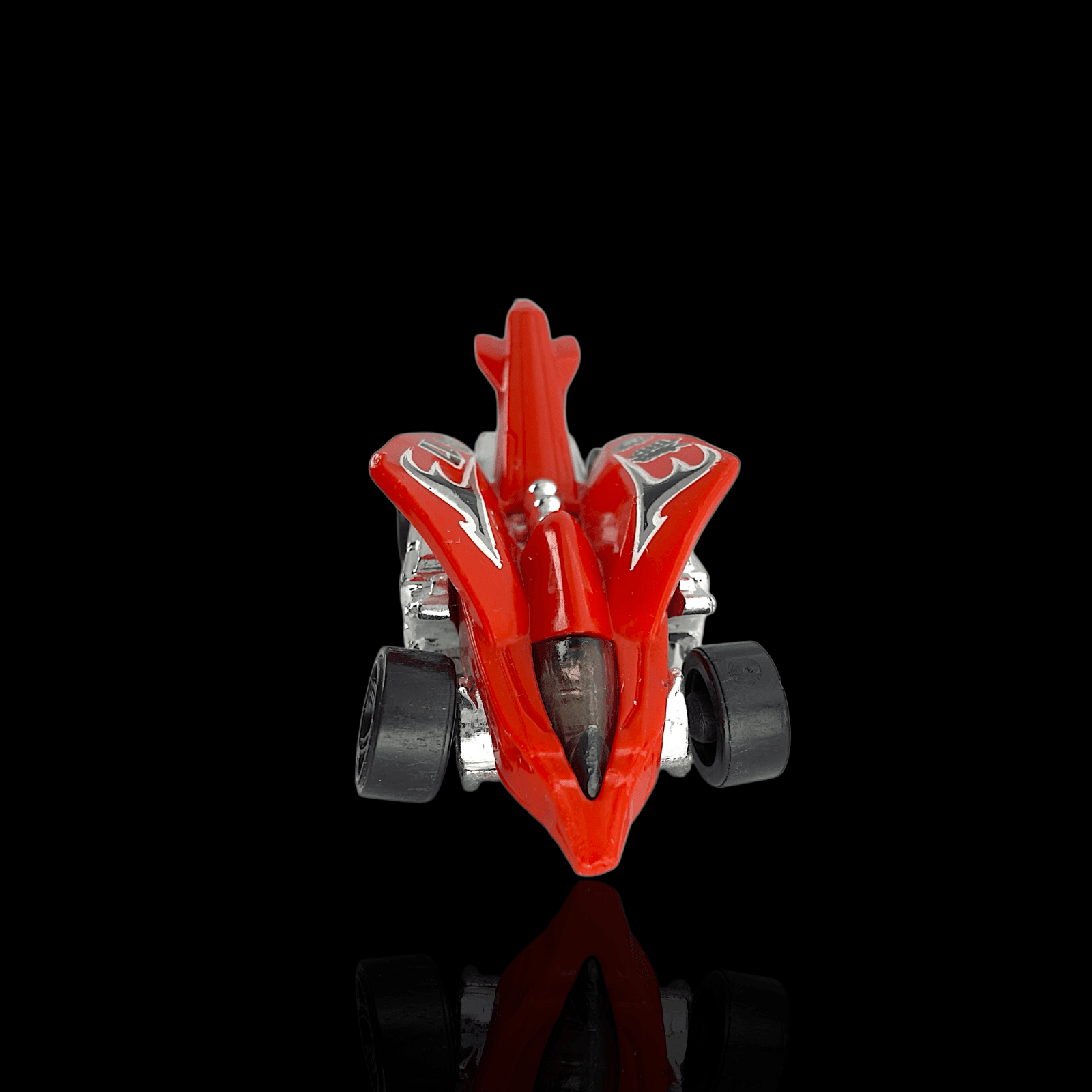 Hot Wheels 2017 Street Beasts Turbo Rooster Red 89/365 1/10 Diecast Car - Thumbnail 5