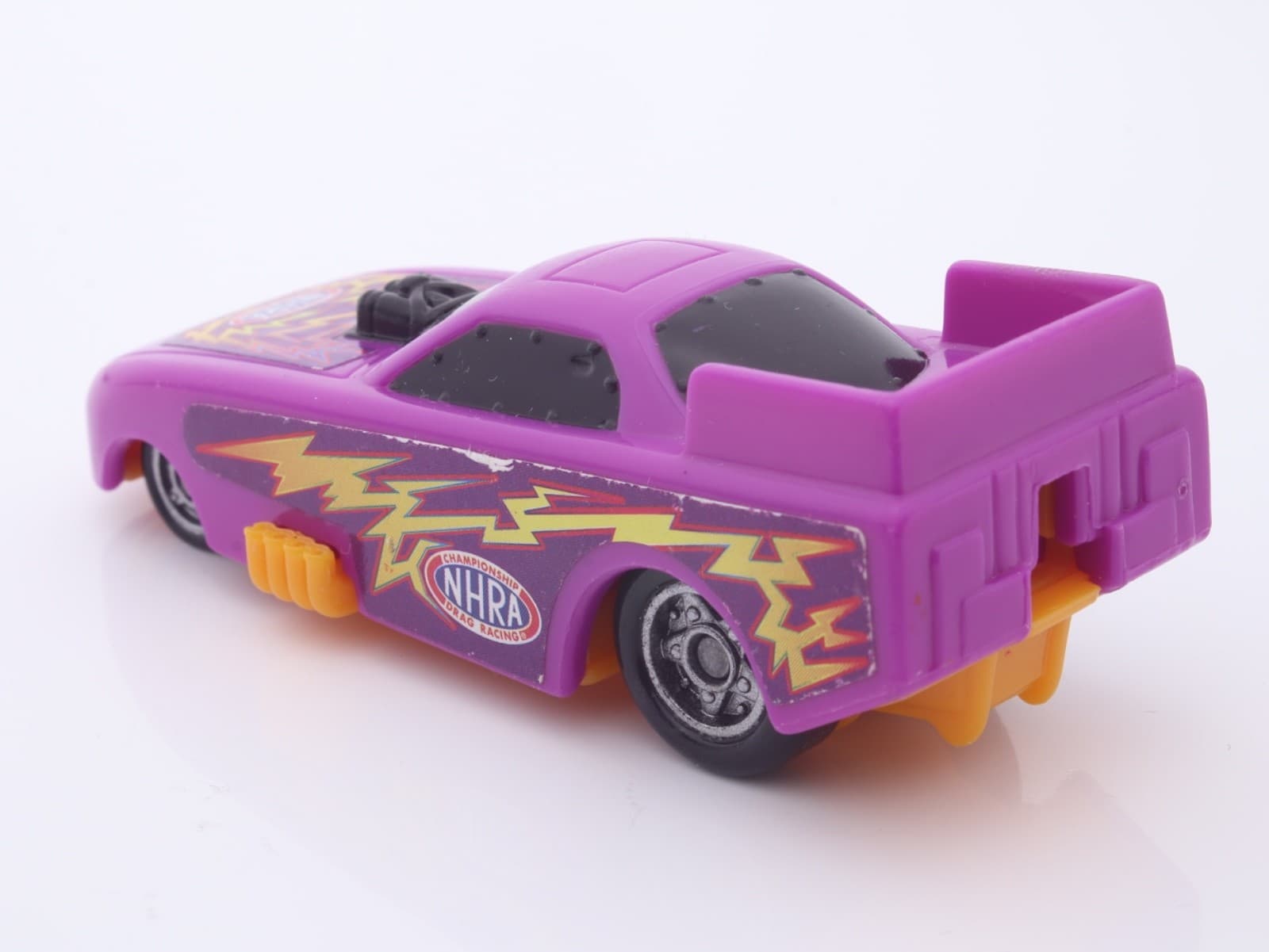 Unbranded ~ 2002 NHRA Drag Racing ~ FUNNY CAR DRAGSTER ~ Plastic Purple 5/5 VHTF - Thumbnail 5