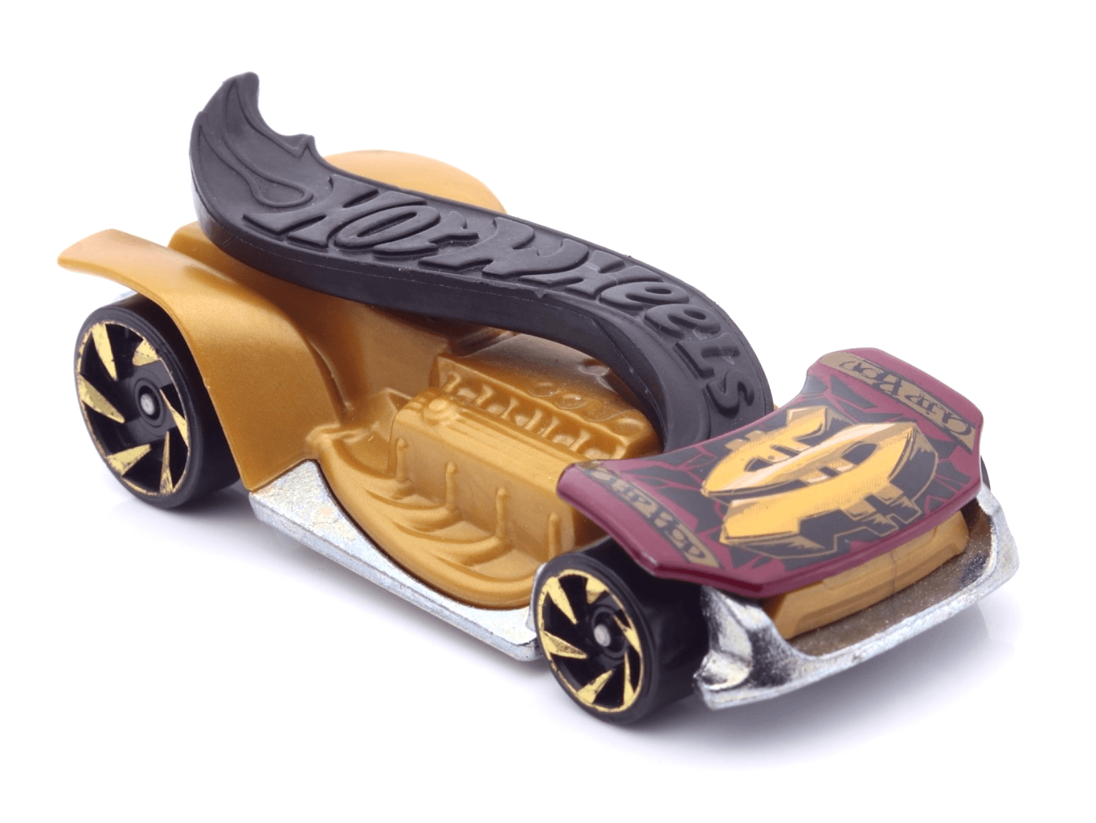 2019 Hot Wheels ~ CLIP ROD ~ GHB51 ~ Gold Black Burgandy Loose Toy Car