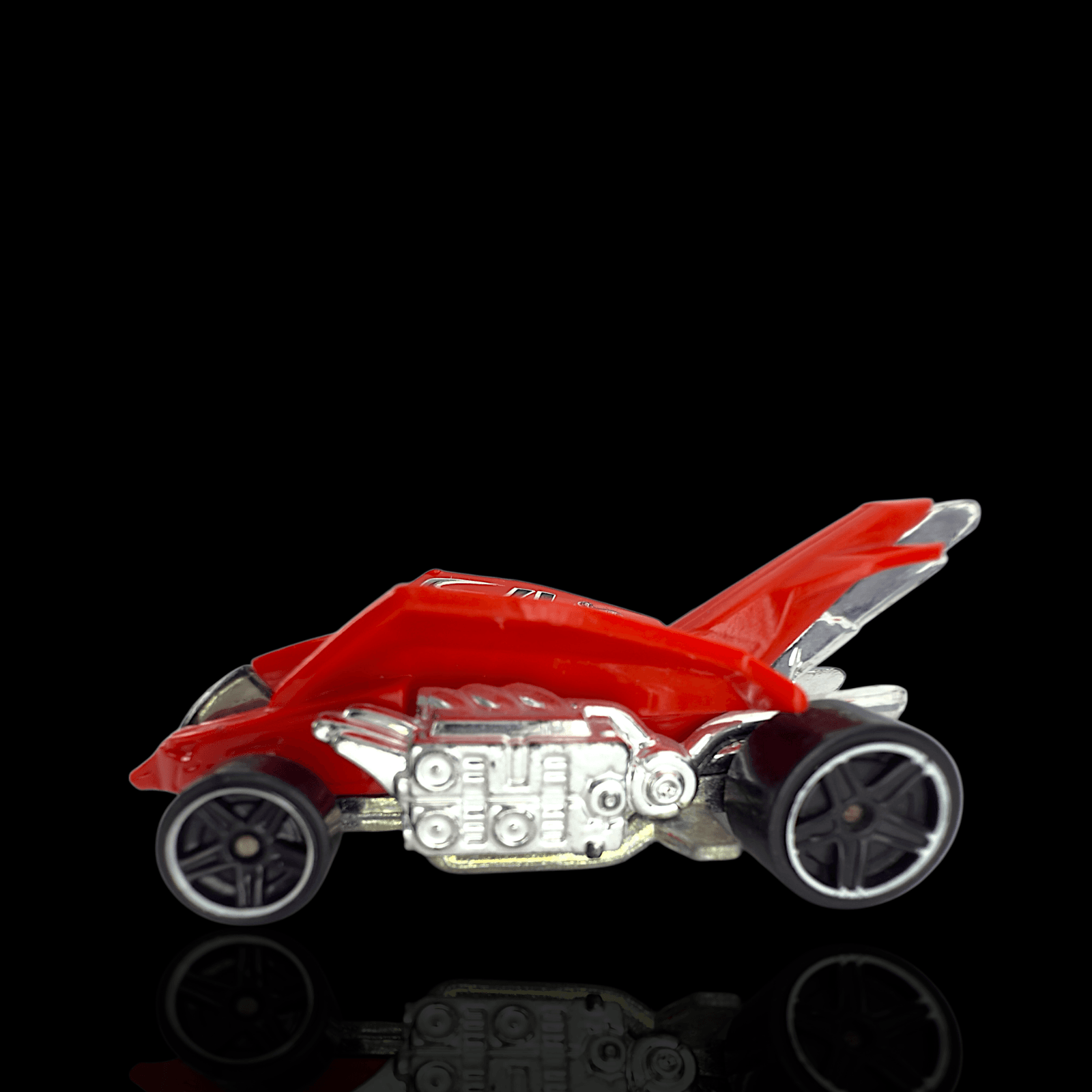 Hot Wheels 2017 Street Beasts Turbo Rooster Red 89/365 1/10 Diecast Car - Thumbnail 2