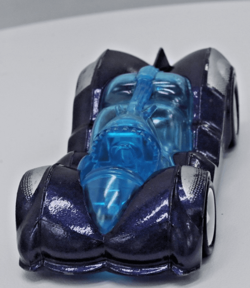 Majorette ~ FICTION 511 ~ Blue Silver Diecast Toy Car Translucent Top - Thumbnail 6