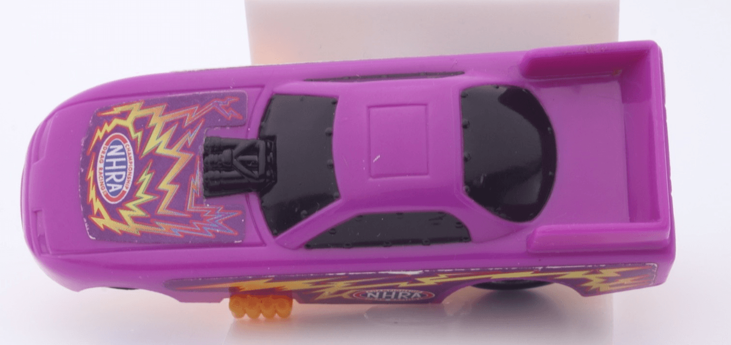 Unbranded ~ 2002 NHRA Drag Racing ~ FUNNY CAR DRAGSTER ~ Plastic Purple 5/5 VHTF - Thumbnail 9