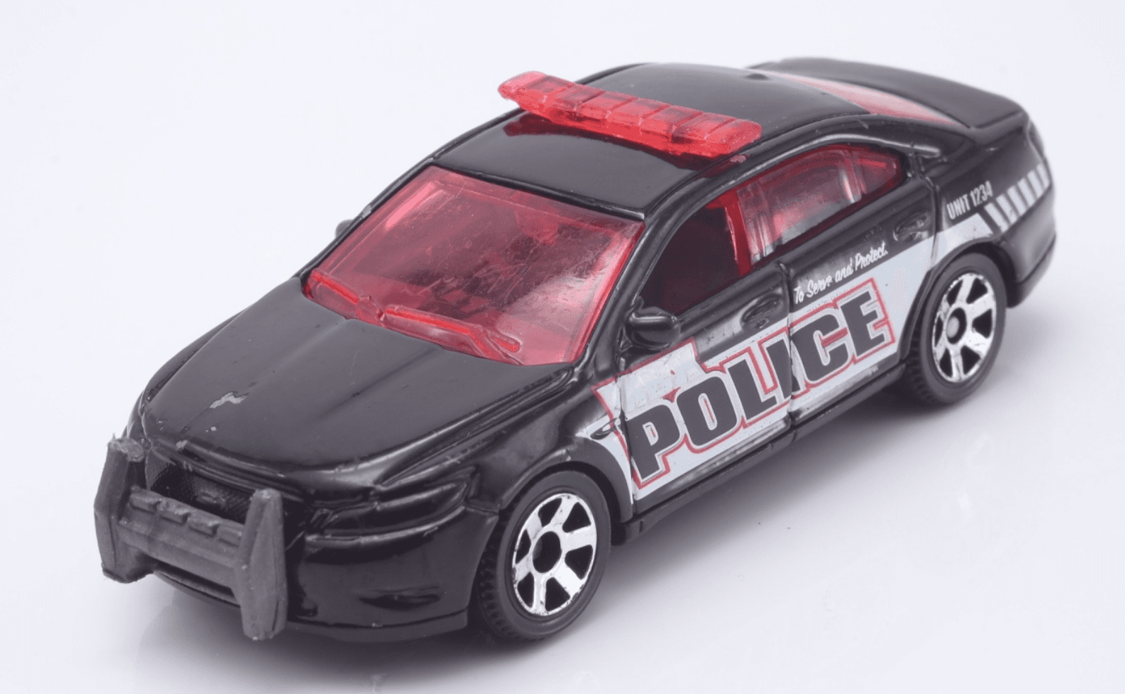 2012 Matchbox ~ FORD POLICE INTERCEPTOR ~ Black from POLICE 5~Pack LOOSE - Thumbnail 2