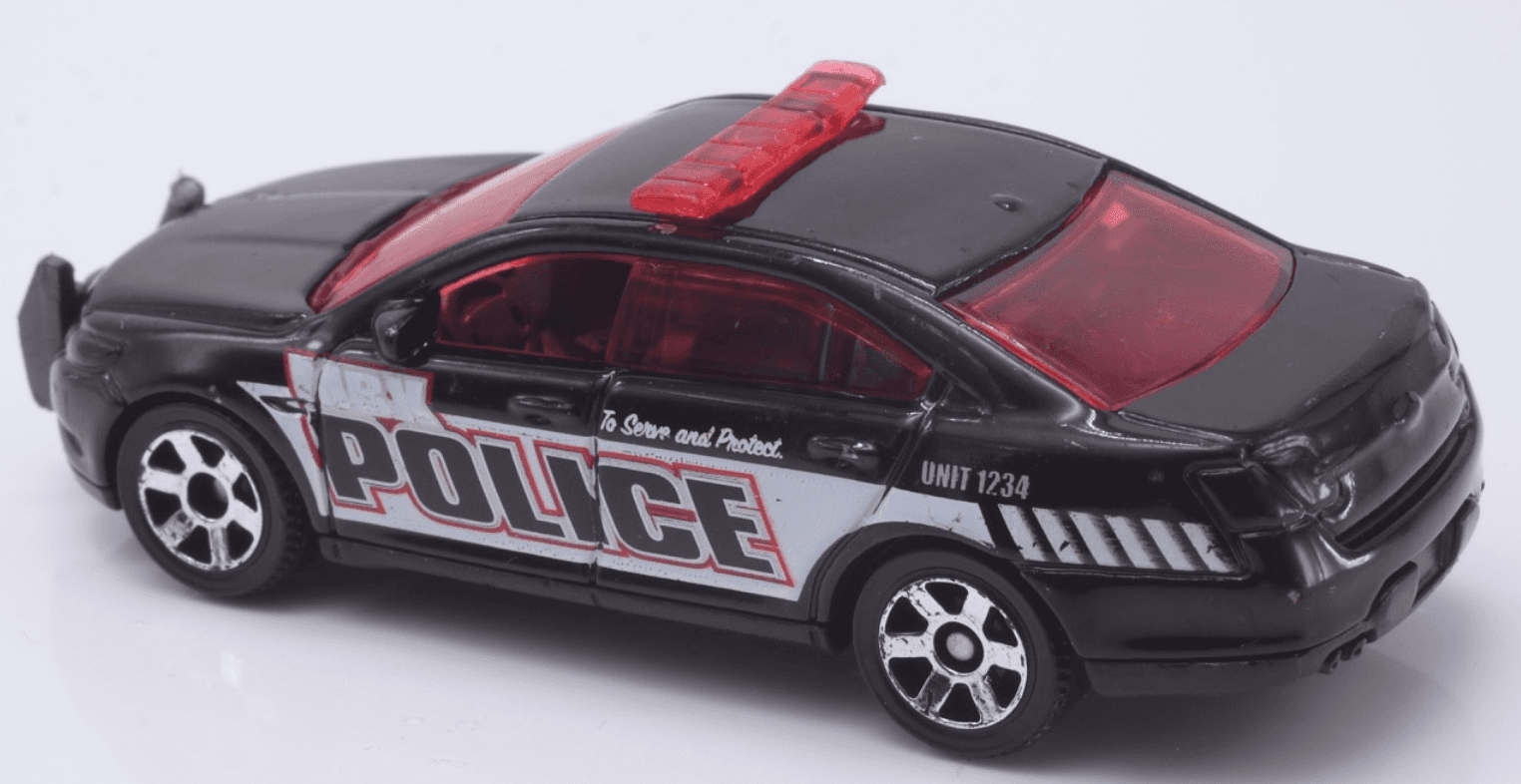 2012 Matchbox ~ FORD POLICE INTERCEPTOR ~ Black from POLICE 5~Pack LOOSE - Thumbnail 6