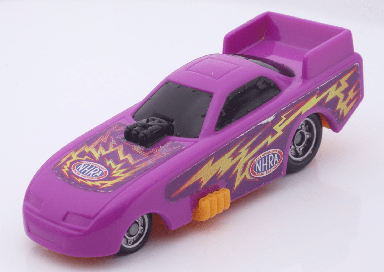 Unbranded ~ 2002 NHRA Drag Racing ~ FUNNY CAR DRAGSTER ~ Plastic Purple 5/5 VHTF - Thumbnail 2