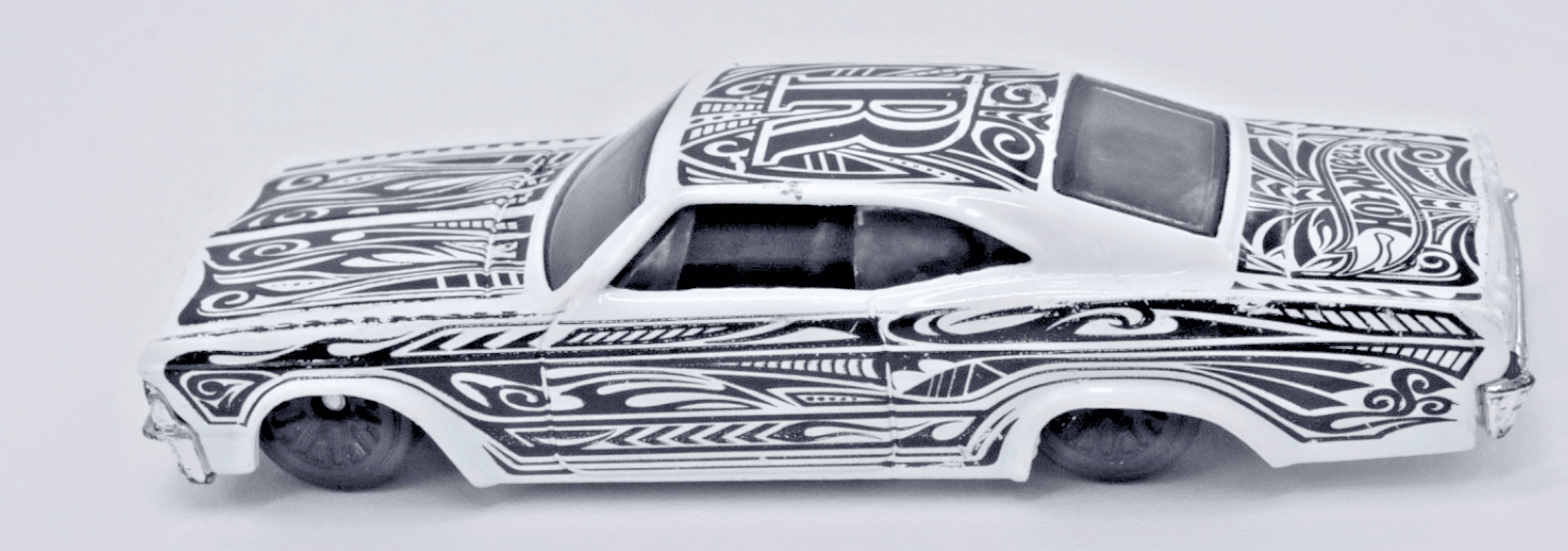 2016 Hot Wheels Art Cars (1/10) ~ 1965 CHEVY IMPALA ~ Collector # 191/250 1/164 - Thumbnail 4