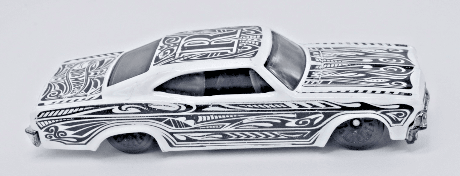 2016 Hot Wheels Art Cars (1/10) ~ 1965 CHEVY IMPALA ~ Collector # 191/250 1/164 - Thumbnail 3