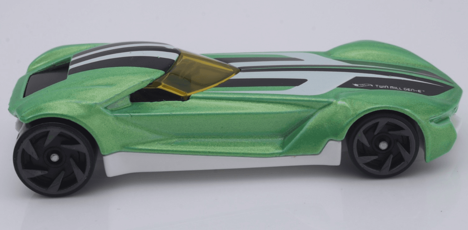 2020 Hot Wheels Dream Garage ~ TWIN MILL GEN-E (4/10) ~ 1/64 Green 62/250 - Thumbnail 3