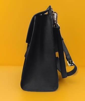 MICHAEL KORS ESSEX BLACK LG SATCHEL LEATHER NWT - Thumbnail 6