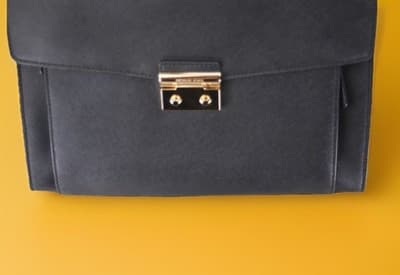 MICHAEL KORS ESSEX BLACK LG SATCHEL LEATHER NWT - Thumbnail 11