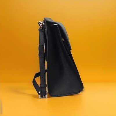 MICHAEL KORS ESSEX BLACK LG SATCHEL LEATHER NWT - Thumbnail 5