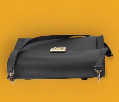 MICHAEL KORS ESSEX BLACK LG SATCHEL LEATHER NWT - Thumbnail 9