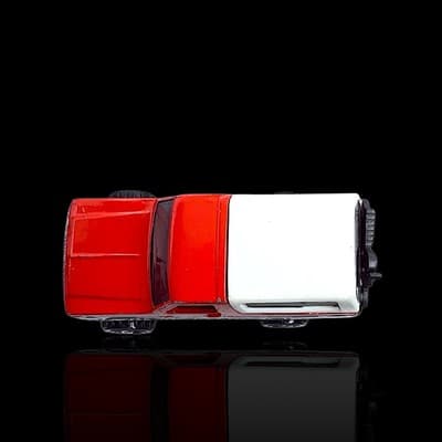 Hot Wheels 1980 Red Chevy Blazer 4X4 ~ Vintage ~ Casting Motorcycle On Back - Thumbnail 5