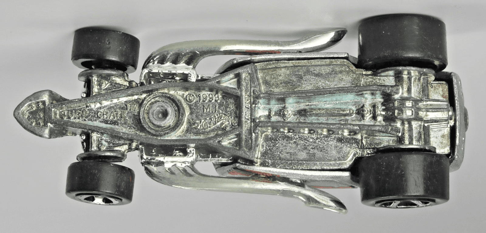 2001 Hot Wheels Mainline ~ SURF CRATE ~ Silver Diecast Car 1/64 - Thumbnail 10