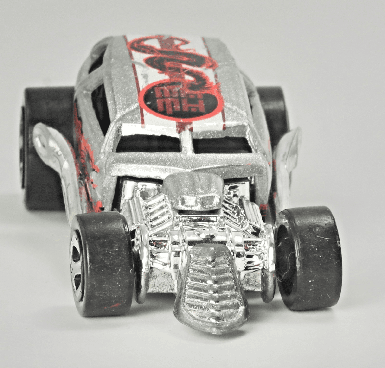 2001 Hot Wheels Mainline ~ SURF CRATE ~ Silver Diecast Car 1/64 - Thumbnail 6