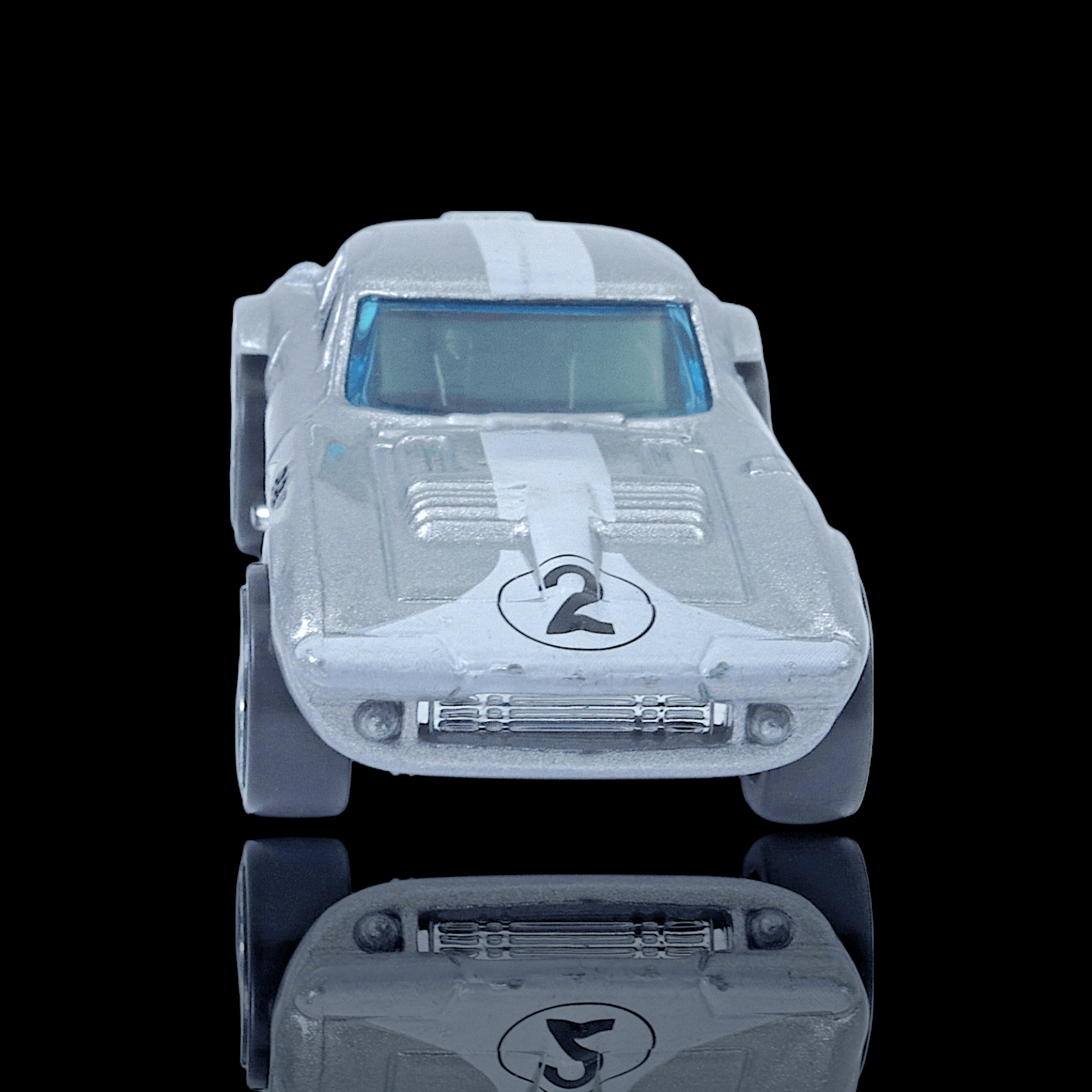 Hot Wheels 2016 CHEVY CORVETTE GRAND SPORT ~ Silver Goodyear Diecast 1:64 - Thumbnail 3