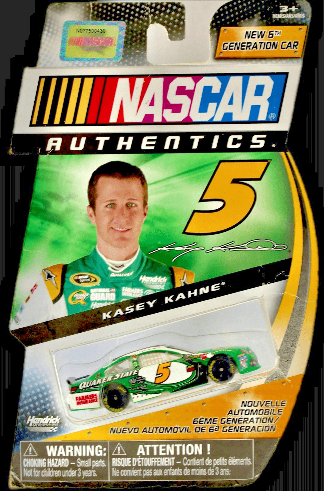 NASCAR Authentics ~ Kasey Kahne #5 Quaker State 1:64 Diecast Chevrolet